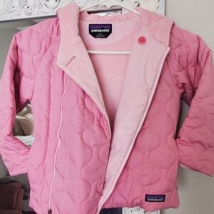 Patagonia Light Pink Quilted Jacket